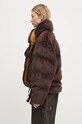 Bunda Ottolinger Furry Strappy Puffer Jacket 1090602521 hnědá AW24