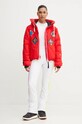 Péřová lyžařská bunda Rossignol Lumy x JCC RLNWJ32 červená AW24