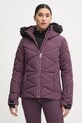 Lyžařská bunda Rossignol Staci Pearly zimní sporty fialová RLMWJ40