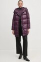 Péřová bunda Hetrego SARAH fialová 8N722