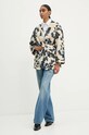 Σακάκι από μείγμα μεταξιού MUNTHE LIPA 1505.23423 μπεζ AW24