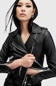 Кожаная куртка AllSaints BALFERN BIKER W084LB чёрный NC00
