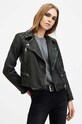 Кожаная куртка AllSaints CARGO BIKER кожа чёрный W085LB