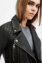 Кожаная куртка AllSaints CARGO BIKER чёрный W085LB