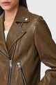 AllSaints kurtka skórzana DALBY BIKER W099LB brązowy AW25
