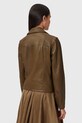 AllSaints kurtka skórzana DALBY BIKER brązowy W099LB