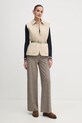 Péřová vesta MACKAGE HELIA béžová AW24