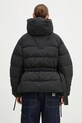 Clothing GANNI down jacket Tech Seersucker Oversized Puffer Jacket F9496 black