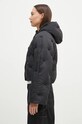 GANNI down jacket Nylon Tech Puffer Short Jacket F9546 black AW24