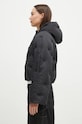GANNI down jacket Nylon Tech Puffer Short Jacket F9546 black AW24