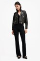Кожаная куртка AllSaints ELORA W088LB чёрный