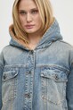 Miss Sixty jachetă cu puf din denim albastru 6L4YJ1290000