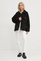 Abercrombie & Fitch geaca de lana KI144.4296.900 negru AW24
