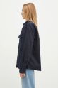 Куртка Maison Kitsuné Quilted Blouson NW02103WQ4036 тёмно-синий AW24