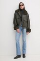 Куртка Sandro Ferrone S130YBEEROS зелений AW24