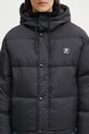 Sporty & Rich geacă Running Hooded Down negru OW020514141BA01