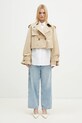 JW Anderson trencz Cropped Trench Coat JK0341.PG1651.031 beżowy