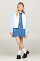 Detská bunda bomber Tommy Hilfiger KG0KG08054.9BYH.128.176 modrá AW24