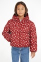 Детско яке Tommy Hilfiger с изолация бордо KG0KG08055.9BYH.128.176