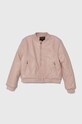 Guess geaca bomber pentru copii cu captuseala roz J4YL13.WE8D0.9BYH