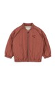 Детско яке бомбър Konges Sløjd JUNO FRILL BOMBER JACKET KS101246 розов AW24