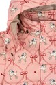 Detská páperová bunda Konges Sløjd MAGNUM DOWN JACKET PRINT GRS ružová KS101265