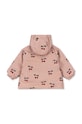 Dziewczynka Konges Sløjd kurtka dziecięca MISMOU FRILL JACKET KS101268 pomarańczowy