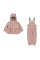 Dětský nepromokavý set Konges Sløjd RAINY PALME SET GIRL KS101287 růžová AW24