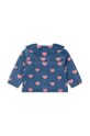 Dziewczynka Konges Sløjd kurtka jeansowa dziecięca MAGOT DENIM SHIRT GOTS KS101581 niebieski