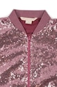 Konges Sløjd kurtka bomber dziecięca STARLA SEQUIN JACKET KS101690 różowy