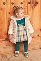 Детская куртка Mayoral с подкладкой бежевый 2483.4F.Baby.9BYH