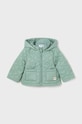 Dětská bunda Mayoral přechodné tyrkysová 2484.4J.Baby.9BYH