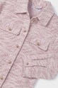 Mayoral kurtka koszulowa dziecięca 4118.6C.Mini.9BYH różowy AW24
