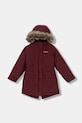 Detská bunda Columbia zateplené burgundské 2090241