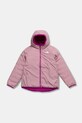 The North Face geaca reversibila pentru copii REVERSIBLE PERRITO HOODED JACKET NF0A88UE1I71 roz AW24