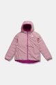 The North Face geaca reversibila pentru copii REVERSIBLE PERRITO HOODED JACKET NF0A88UE1I71 roz AW24