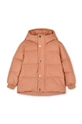 Detská páperová bunda Liewood Palle Puffer Down Jacket LW14315.G oranžová AW24