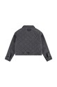 Детская джинсовая куртка Levi's QUILTED TRUCKER JACKET 4EL097 серый AW24
