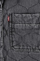 Дитяча джинсова куртка Levi's QUILTED TRUCKER JACKET сірий 4EL097