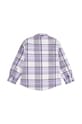 Dětská bunda Levi's OVERSIZED PLAID SHACKET 3EL410 fialová AW24