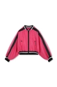 Karl Lagerfeld kurtka bomber dziecięca Z30360.156.162 fioletowy AW24