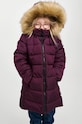 Dětská bunda Reima Lunta s podšívkou burgundské 5100108B.9BYH
