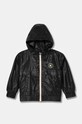 Dětská bunda Converse nezateplené černá 3CF930