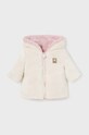 Mayoral Newborn geacă reversibilă pentru bebeluși 2449.1D.Newborn.G.9BYH roz AW24