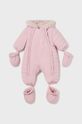 Overal pre bábätká Mayoral Newborn jemné zateplenie ružová 2620.1A.Newborn.G.9BYH