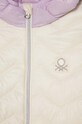 Dětská bunda United Colors of Benetton 21INCN04U.G.Seasonal béžová AW24