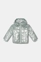 Abercrombie & Fitch geaca copii cu captuseala turcoaz KI244.4013