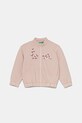 Дитяча кофта United Colors of Benetton без капюшона бежевий 39M2G503J.P.Seasonal