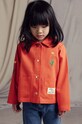 Mini Rodini geacă de bumbac pentru copii Mallorca necaptusit portocaliu 2461010442