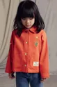 помаранчевий Дитяча бавовняна куртка Mini Rodini Mallorca Дитячий